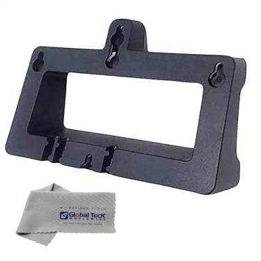Imagem de Suporte de parede Yealink para telefones VoiP: T52S, T56A, T58V, T57W, T58W, MP58, serve para especificações exatas Garante instalação segura e estável para acesso a todos os cabos telefônicos