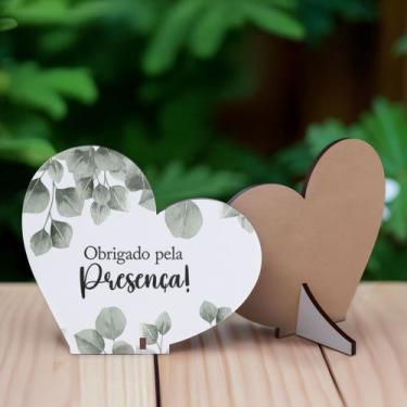 Imagem de Kit 20 Lembrancinhas MDF De Agradecimento Casamento Aniversário - Baza