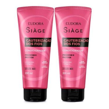 Imagem de Kit 2 Condicionador Siàge Cauterização dos Fios Preenche e Protege 200