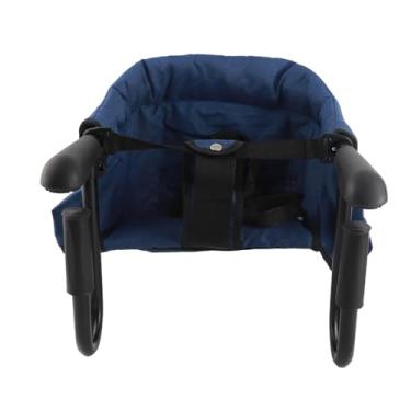 Imagem de SPYMINNPOO Cadeira Alta Dobrável Com Clipe, Carga Pesada, para Mesa de 0,8-3,3 Polegadas, Cadeira Alta para Crianças para Apartamentos, Amigos Visitantes (Azul)