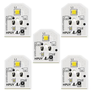 Imagem de HPUY WR55X11132 WR55X25754 Luz LED para refrigerador GE substituição de luz LED WR55X30602 WR55X26486 CWE23SP3MJD1 CWE23SP3MKD1 CWE23SP3MLD1 CWE23SP4MFW2 CWE23SP4MFW2 CWE23SP3MFW2 3SP4MGWW 2 5 peças
