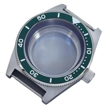 Imagem de Caixa de relógio mecânica à prova d'água vintage de aço inoxidável para relógio Seiko Nh34 Nh35 Nh36 Nh38 Movimento 62MAS, tampa inferior de vidro 12, Caixa de relógio de luxo