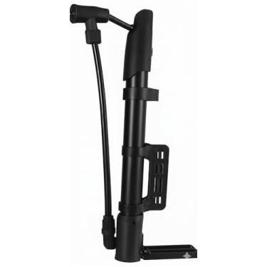 Imagem de Bomba de Ar Manual Portátil com Mangueira e Bicos – Alumínio e ABS, Leve, Compacta e Multiuso para Bola, Bicicleta, Moto, Colchão e Piscina – Enchimento Rápido e Fácil