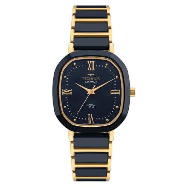 Imagem de Relógio Technos Feminino Ceramic Sapphire Dourado - 2035ndx-1a