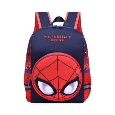 Imagem de Mochila De Dinossauro Homem-Aranha Fofa Para Meninos E Meninas De Jard
