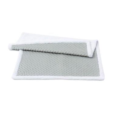 Imagem de Manta de Microfibra Pipoquinha com Sherpa - Cinza - Loaní - Loani