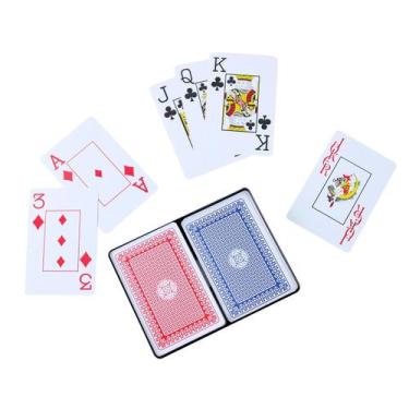 Imagem de Jogo Com 2 Baralhos De Plástico Com 54 Cartas - Barcelona