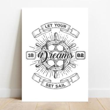 Imagem de Placa Decorativa Dreams - TaColado, 30x40cm