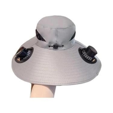 Imagem de Chapéu Bucket De Secagem Rápida Tamanho Grande Para Homens Com Ventila