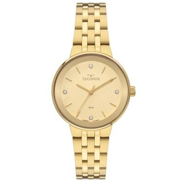 Imagem de Relógio Technos Feminino Ref: 2035nfm/1x Fashion Dourado