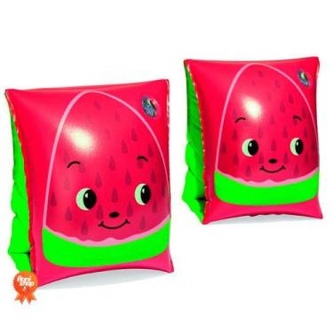 Imagem de Belfix boia de braço infantil flutuante frutas bebes piscina sitio - B
