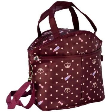 Imagem de Nécessaire Feminina Bolsa Térmica Bolinhas CBRVV0931G - COMMERCE BRASI