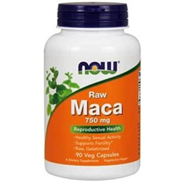 Imagem de Now Foods Raw Maca 750 mg 6:1, 90 cápsulas