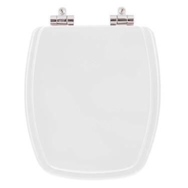 Imagem de Assento Sanitário Poliester Soft Close Primula Plus Branco para vaso Fiori 6lpf