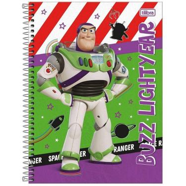 Imagem de Caderno Universitário Espiral Capa Dura 80 folhas - 1 matéria Toy Story Buzz: Disney