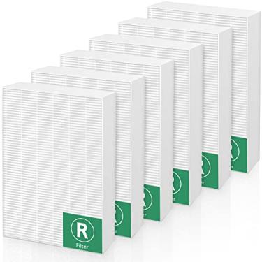 Imagem de Cabiclean Pacote com 6 filtros de substituição HRF-R3 True HEPA compatível com filtro HEPA R Honeywell (HRF-R1 HRF-R2 HRF-R3) para purificador de ar HPA090, HPA100, HPA200, HPA250 e HPA300 Series