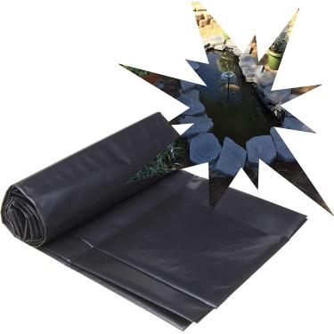 Imagem de Forro de lago HDPE, filme impermeável à prova d'água, membrana de piscinas de jardins de borracha, películas flexíveis de lago, 5x6m 5x8m 6x10m 8x8m 10x14m 12x12m,6x8m(19,6x26,2 pés)