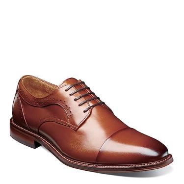 Imagem de STACY ADAMS Sapato Oxford masculino Maddox, Conhaque, 46