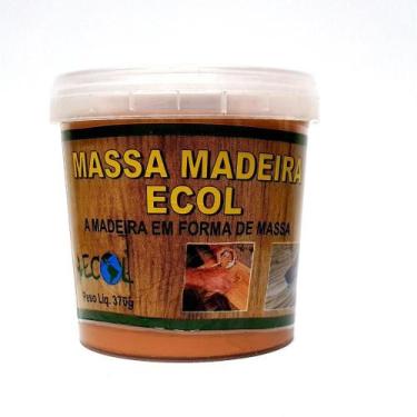 Imagem de Massa Para Calafetar Madeira Retok Acrilica 370 Gr Mogno - Machado Qui