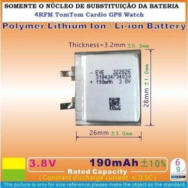 Imagem de Núcleo Da Bateria Tomtom  Spark Cardio Nova - bgb