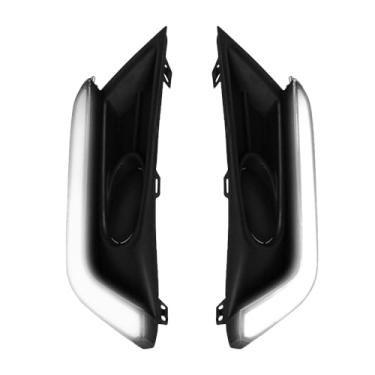 Imagem de RAGBUSCLE Lâmpadas DRL de luz diurna de LED branco, faróis de neblina dianteiros inferiores DRL, 2017-2019, compatível com Honda CR-V CRV - Apenas luz DRL branca