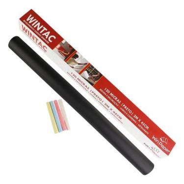 Imagem de Papel De Parede Autocolante Revestimento Adesivo Preto - Fullcommerce