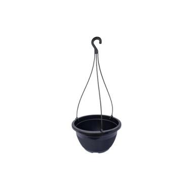 Imagem de 5 Vasos De Pendurar Com Haste Plantas E Flores Jardinagem - Mdf Store