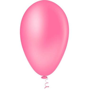 Imagem de Balão PIC PIC N70 Rosa Forte - Pacote com 50 Unidades - Riberball