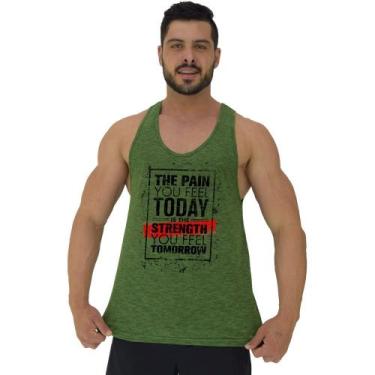 Imagem de Regata Menos Cavada Masculina MXD Conceito Strength, Verde claro, M