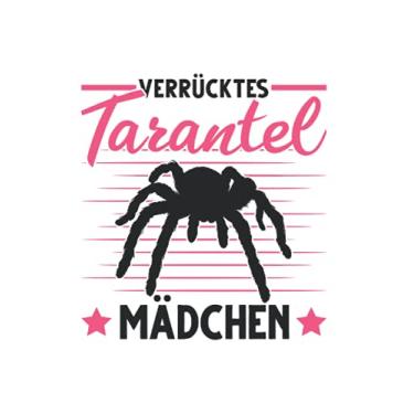Imagem de Tarantel Notizbuch: Verrückte Tarantel Mädchen Vogelspinne Terrarium / 6x9 Zoll / 120 karierte Seiten Seiten