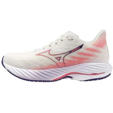 Imagem de Tênis de Corrida Feminino Mizuno Wave Rider 28, Branco, 34