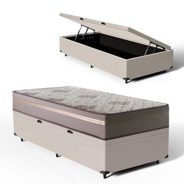 Imagem de Cama Box Baú com Colchão de Espuma D33 Millenium One Face Bege (Solteiro)