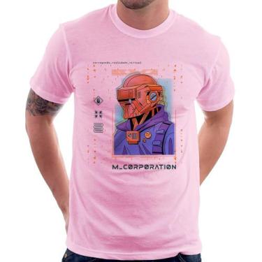 Imagem de Camiseta Metaverse Corporation - Foca na Moda, Rosa bebê, GGG
