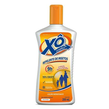 Imagem de Repelente De Insetos Xô Inseto Loção Hidratante Até 9h De Proteção 15% Deet Contra Dengue 200ml