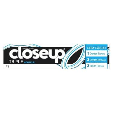 Imagem de Creme Dental Hortelã Closeup Triple 70g