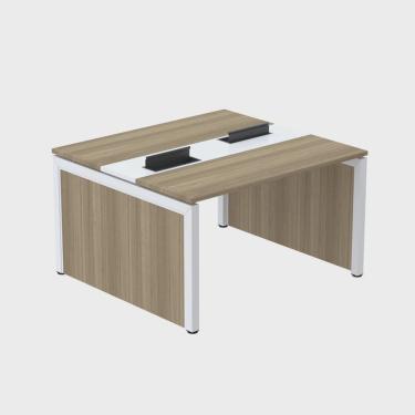 Imagem de Mesa de Plataforma Dupla para 2 Pessoas Corporativa 120x140/2p