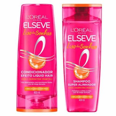 Imagem de Elseve Liso dos Sonhos Kit - Shampoo + Condicionador, Kit