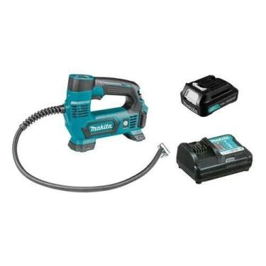 Imagem de Mini Compressor Mp100 Makita + Bateria E Carregador Bivolt