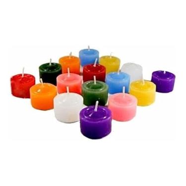 Imagem de 120 Velas Lamparinas Coloridas Rechaud Flutuante 4 A 5 H
