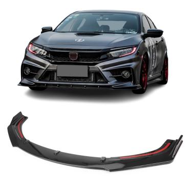 Imagem de Spoiler dianteiro Honda Civic G10 Black Piano Para-choque