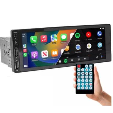 Imagem de Central Multimídia 1 Din Mp6 Android Auto & Carplay Touch - First Opti