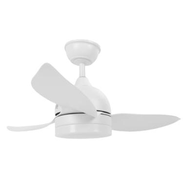 Imagem de Zhjvihx Ventilador de Teto de 38 Polegadas Com Controle Leve e Remoto, 6 Velocidades Reversíveis do Motor DC Dimmable LED 3 Iluminação de Cor Silenciosa Montagem para Sala de Estar para