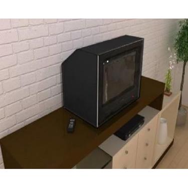 Imagem de Capa Protetora para TV TUBO Antiga, Proteção contra Poeira, Umidade e Arranhões (Preta, 29 Polegadas)