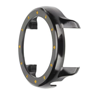Imagem de RiToEasysports Protetor de Relógio Inteligente de Plástico para GTR 47mm, Design de Luz Clear Visibilidade da Tela, Ideal para Uso Diário e Atividades Externas (Preto+ouro)