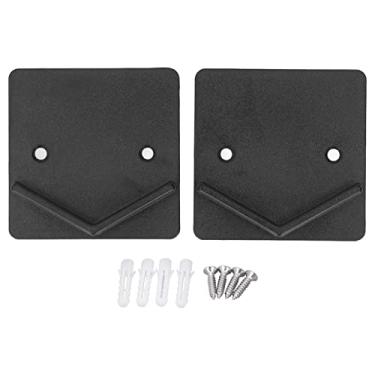 Imagem de Suporte de varão de cortina de chuveiro, parafuso ou pasta, suporte de haste de chuveiro com plugues de parede para banheiro, retentor de parede estabilizador antiqueda