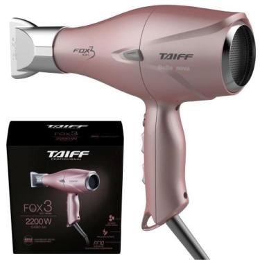 Imagem de Secador Cabelo Taiff Fox Ion 2200W - Original, 220V, Rose