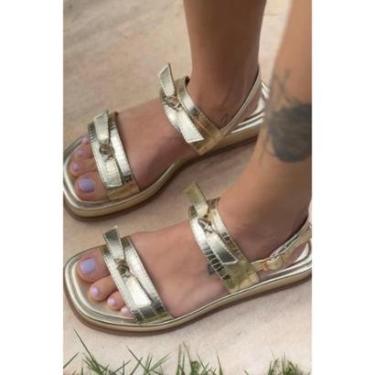 Imagem de Papete Feminina Ilha Bela Laço Metalica Ref: 8353.84496-Feminino