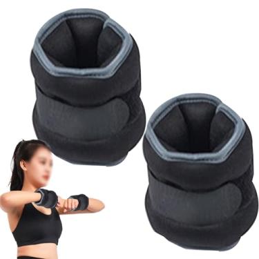 Imagem de Pesos de pulso para mulheres – equipamento de fitness ajustável – peso para exercícios de pernas, para mulheres, homens, academia, casa, atletas, jogadores, caminhada, corrida, exercícios aeróbicos