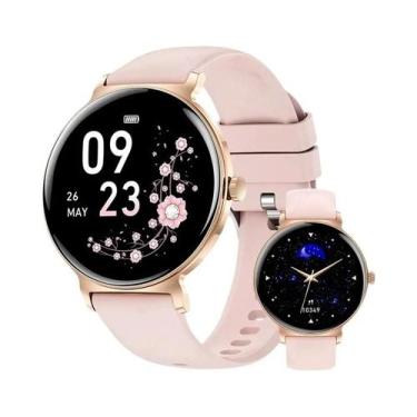 Imagem de Relógio Inteligente Ultra Fino Bluetooth Feminino 2025 Com Reprodução 