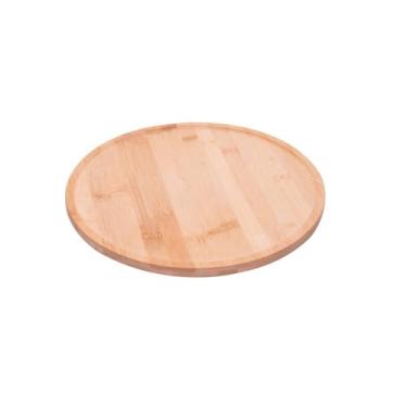 Imagem de LYOR - Tábua Giratória Redonda de Bambu 30cm x 30cm x 2.5cm